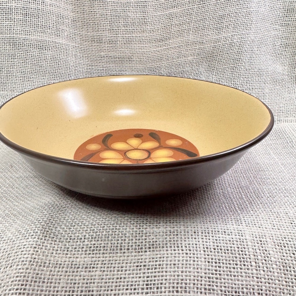 Noritake Folkstone Safari 8501 8.5" Vegetable Serving Bowl Japan‎ Boho Vintage - Picture 2 of 7